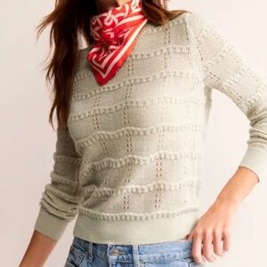 Boden Fluffy Pointelle Sweater (M)
